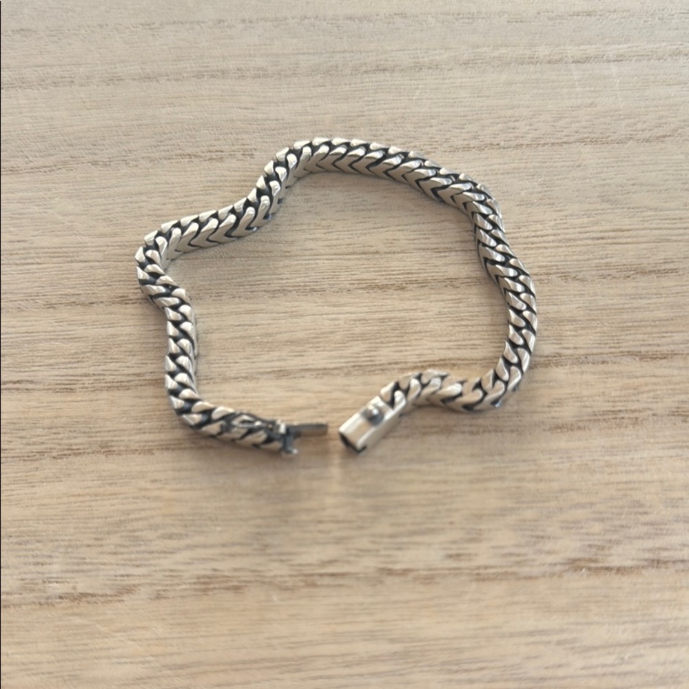 8” 4.7mm Gunmetal Finish Franco Bracelet